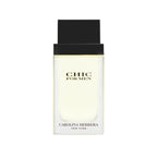 Refect Beauty Carolina Herrera Chic for Men eau de toilette in a clear glass bottle with a black cap