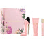 Refect Beauty Carolina Herrera Good Girl Blush gift set featuring a stiletto perfume bottle, body lotion, and spray.