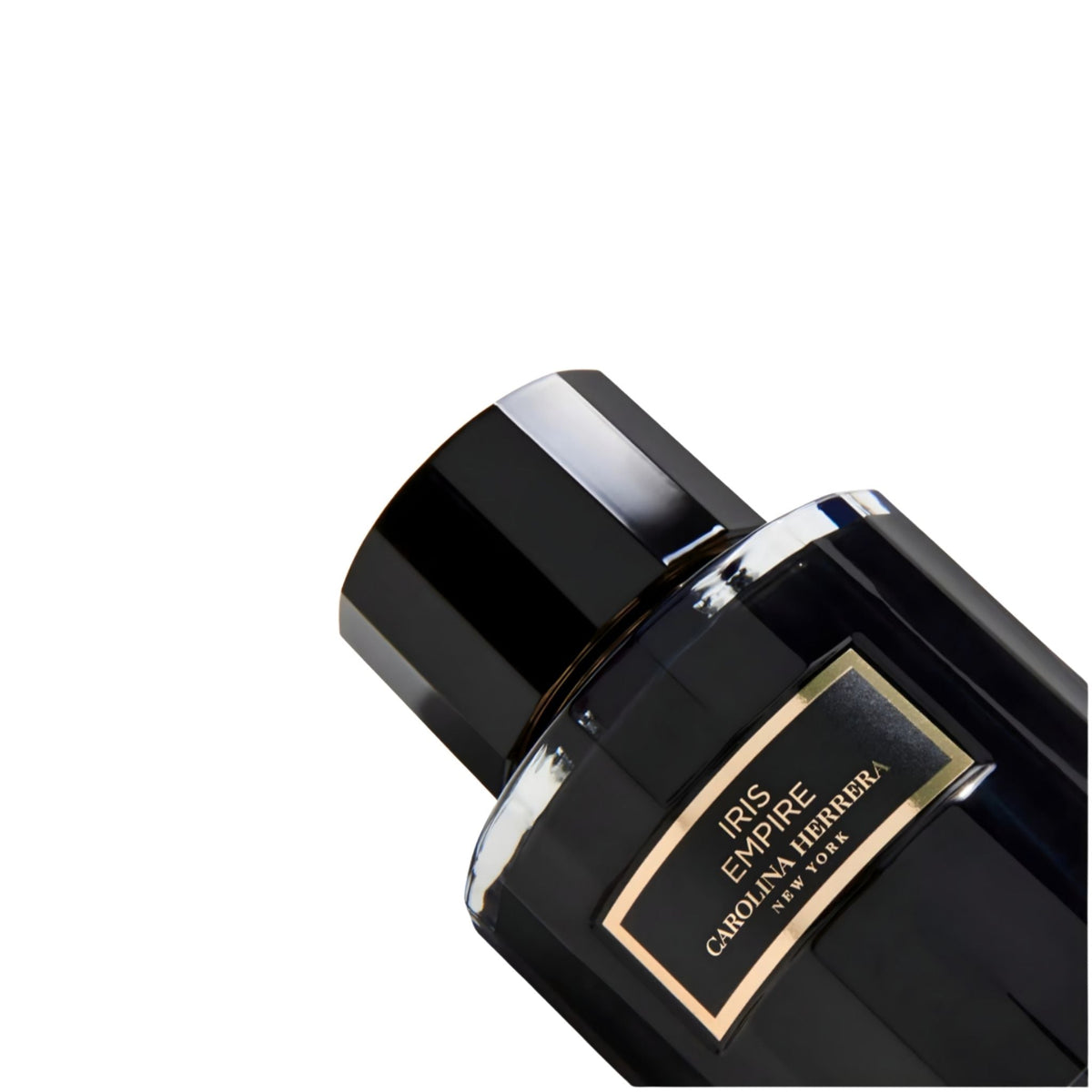 Refect Beauty Carolina Herrera Iris Empire unisex eau de parfum in a sleek black glass bottle with gold label