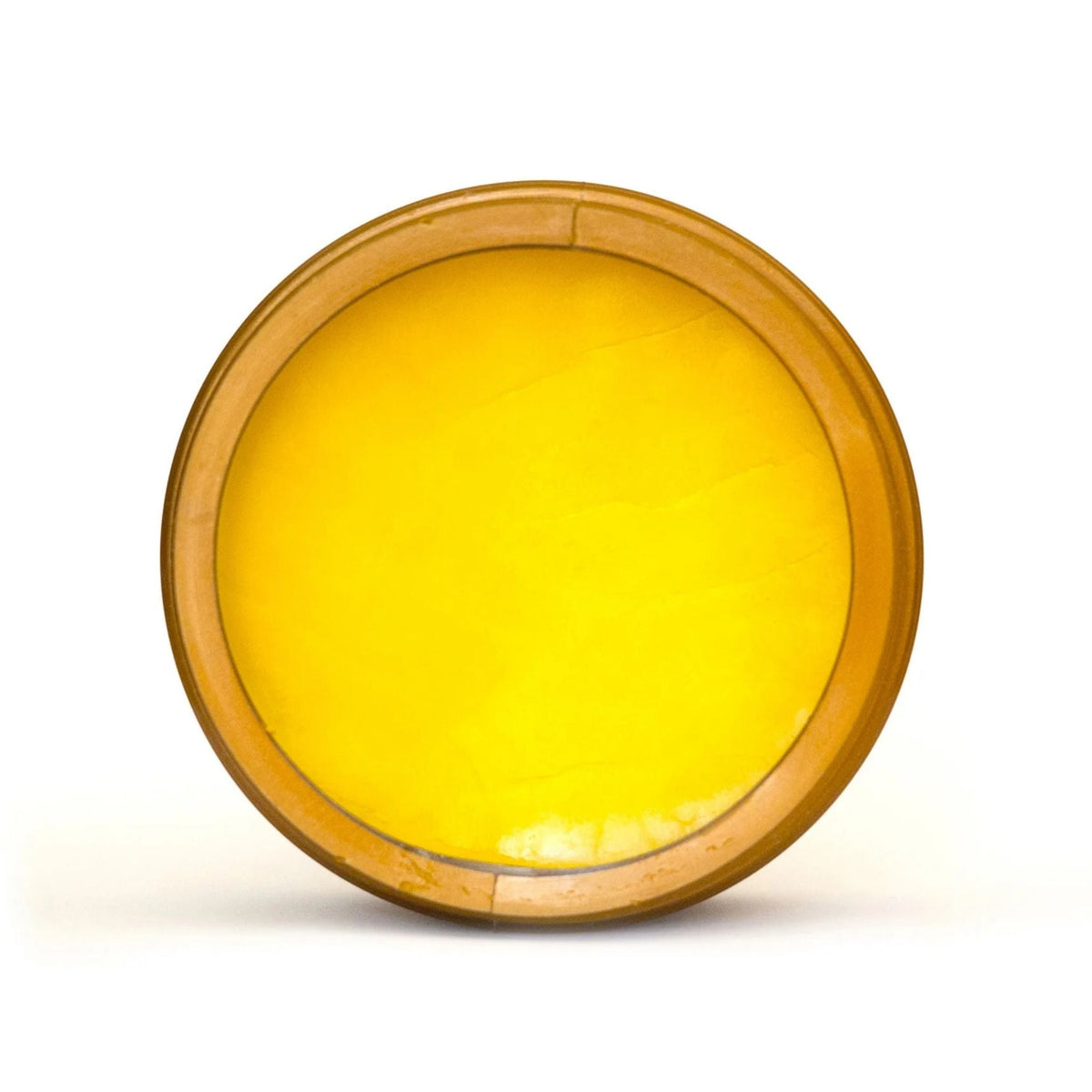 Refect Beauty Carrot Sun Gold Cream in a round container with a vibrant yellow tanning balm texture