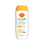 Refect Beauty Carroten Kids SPF 50 face and body suncare milk in a white bottle with a yellow flip-top cap.