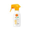 Refect Beauty Carroten Suncare Kids Milk Spray SPF 30 in a white bottle with a bright yellow trigger spray nozzle.