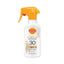 Refect Beauty Carroten Protect & Tan SPF 30 milk spray bottle with orange trigger nozzle for sun protection