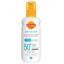 Refect Beauty Carroten Suncare Sensicare Milk Spray SPF 50+ in a white bottle with a yellow spray cap