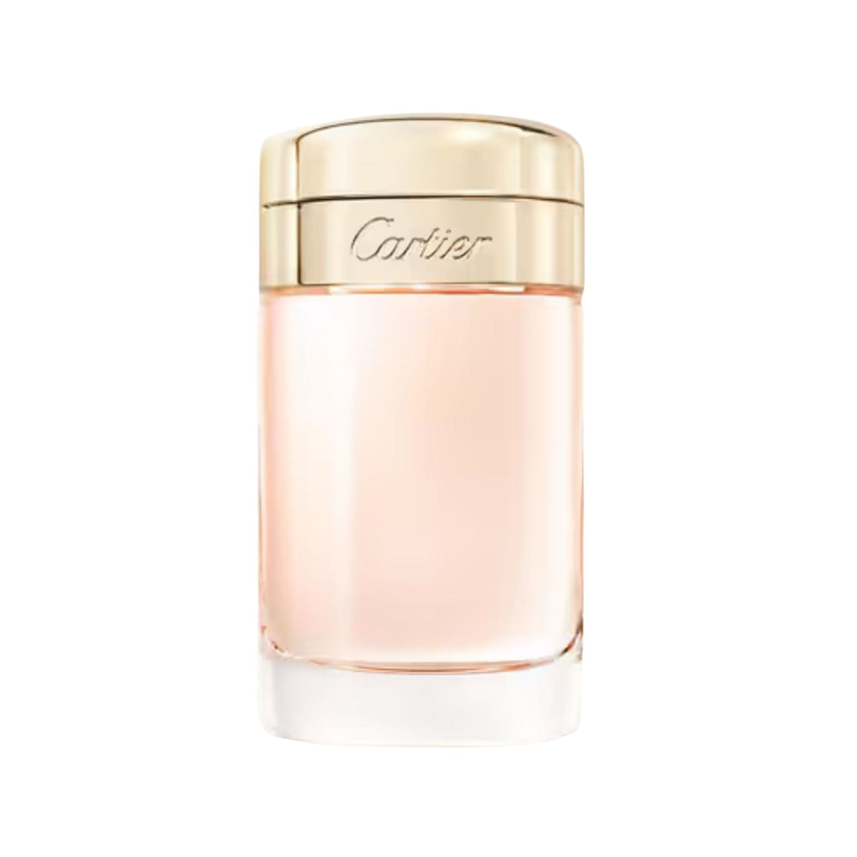 Refect Beauty Cartier Baiser Volé Eau de Parfum in a clear glass bottle with a gold cap and soft pink fragrance.