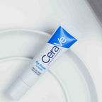 Refect Beauty CeraVe Eye Repair Cream tube for dark circles and puffiness, featuring a white and blue design.