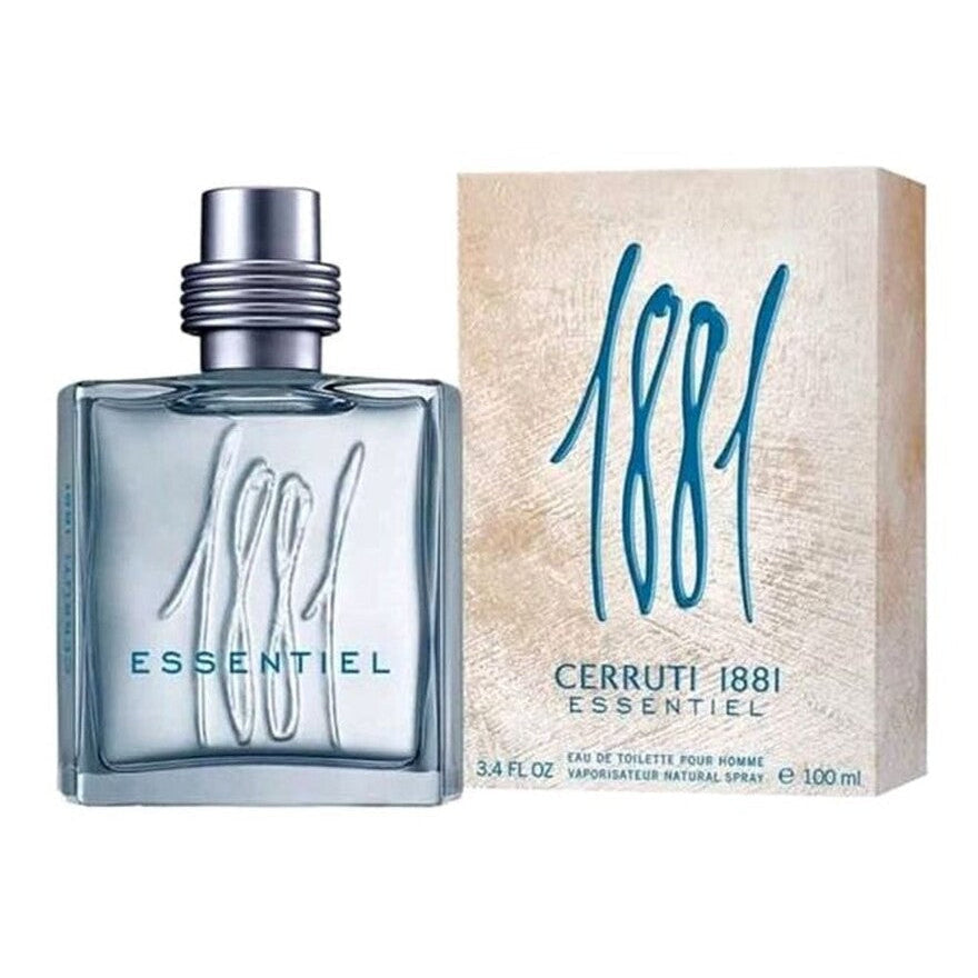 Refect Beauty Cerruti 1881 Essentiel Eau de Toilette 100ml bottle and box featuring a clean, elegant design.