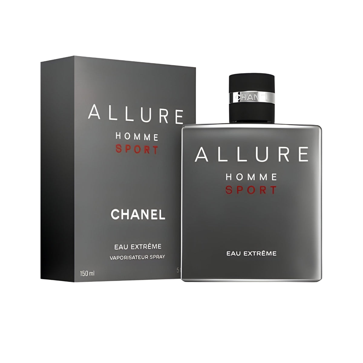 Refect Beauty Chanel Allure Homme Sport Eau Extreme fragrance bottle and grey packaging box