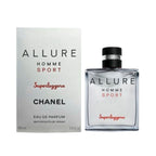 Refect Beauty Chanel Allure Homme Sport Superleggera Eau de Parfum bottle and box with red signature lettering