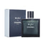 Refect Beauty Bleu de Chanel Eau de Toilette fragrance bottle and box featuring a dark blue glass design
