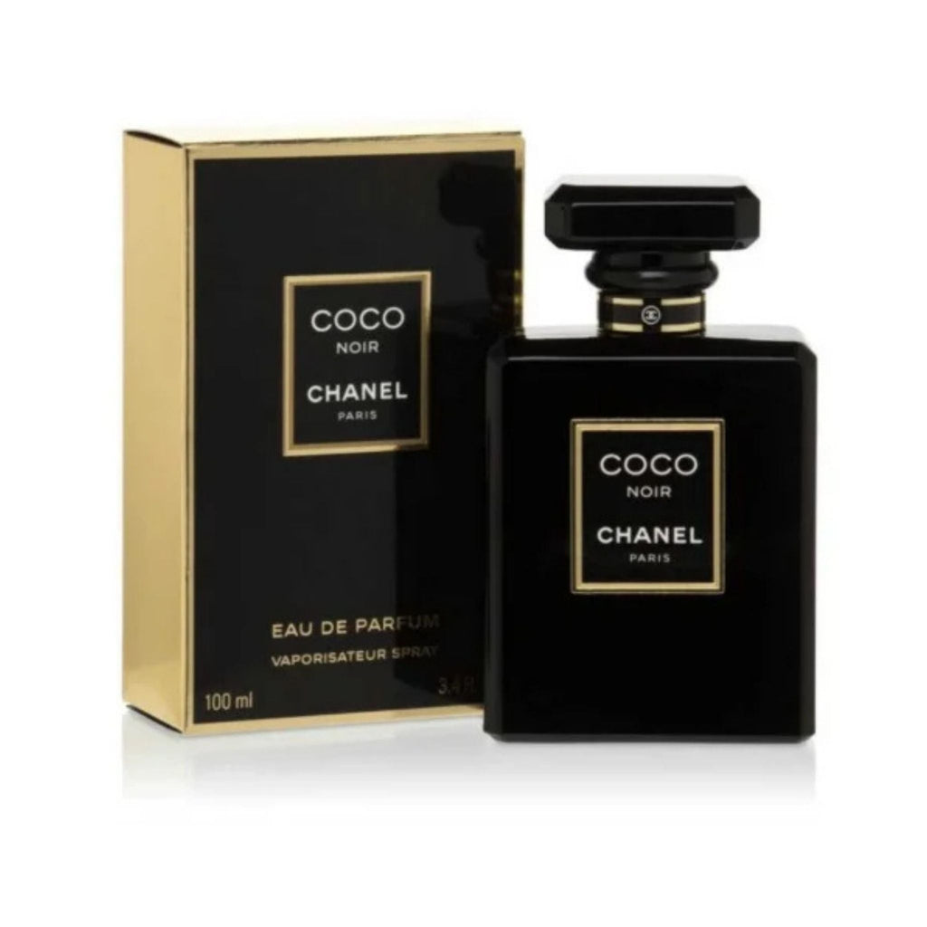 Refect Beauty Chanel Coco Noir Eau de Parfum bottle and gold box, a sophisticated oriental woody fragrance.