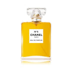 Refect Beauty Chanel No. 5 Eau de Parfum in a classic glass bottle with a clear stopper and golden fragrance liquid.