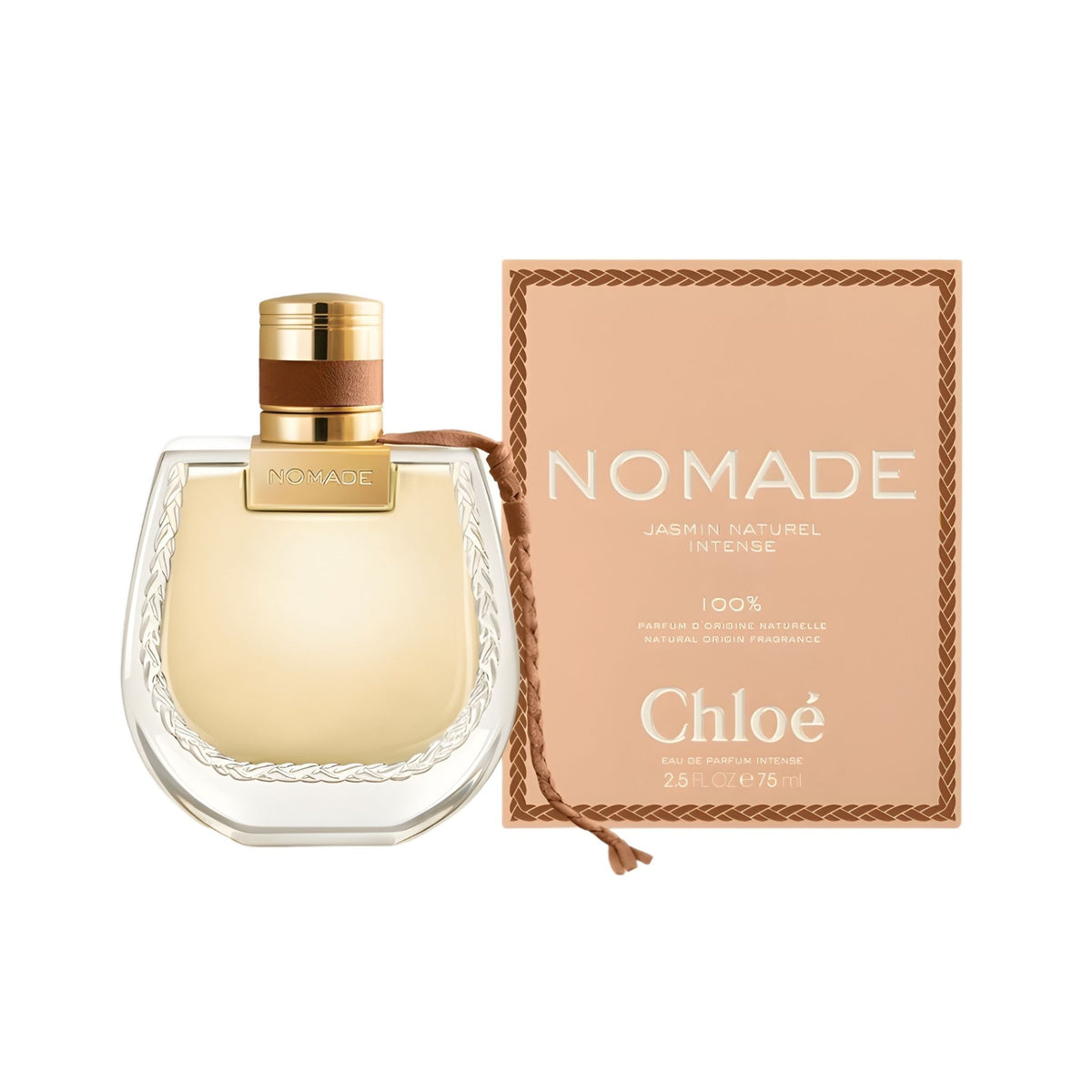 Refect Beauty Chloe Nomade Jasmin Naturel Eau de Parfum Intense bottle and box with gold and tan accents