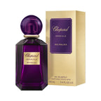 Refect Beauty Chopard Imperiale Iris Malika eau de parfum in a deep purple glass bottle with a matching round cap.