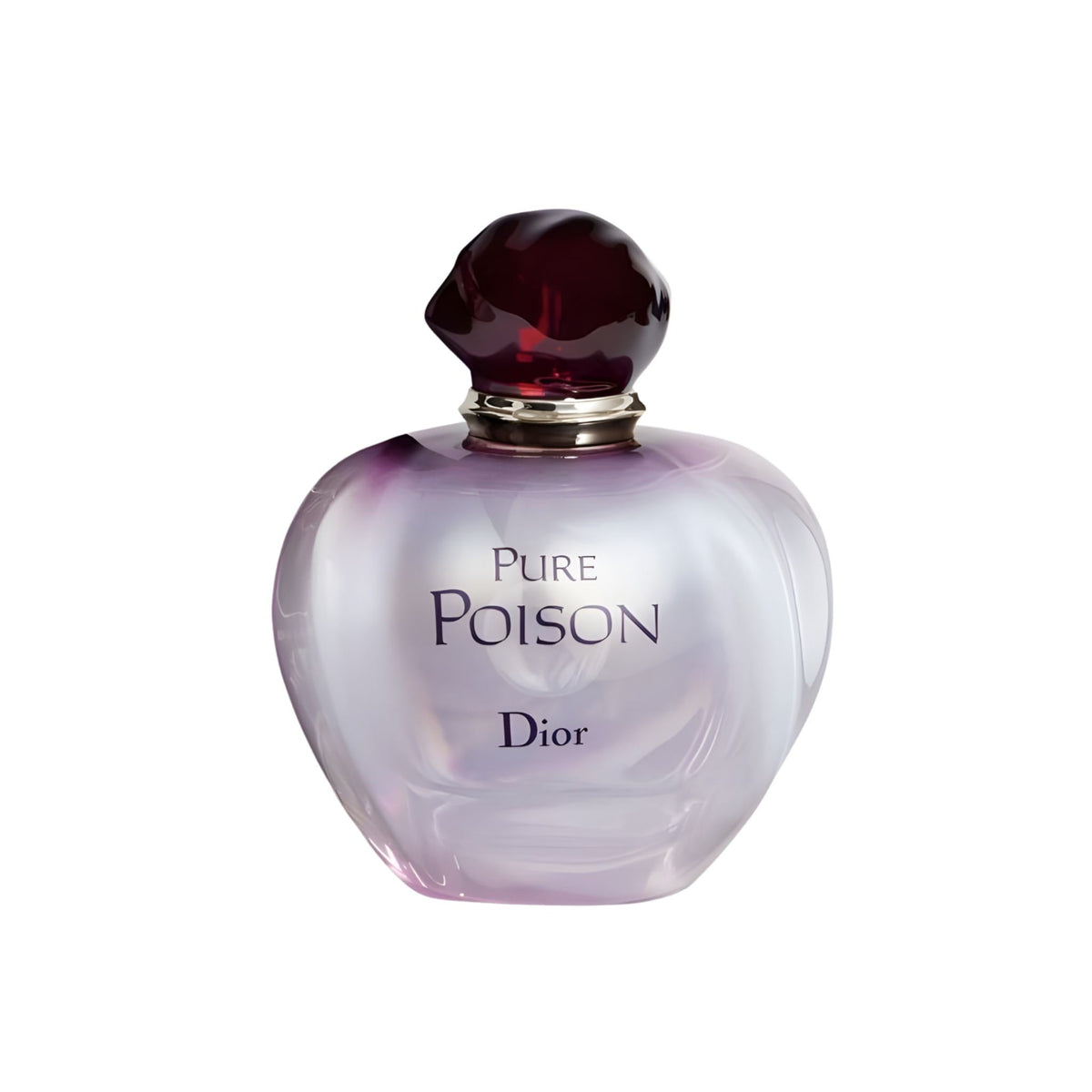 Refect Beauty Christian Dior Pure Poison Eau de Parfum in a rounded glass bottle with a dark purple cap