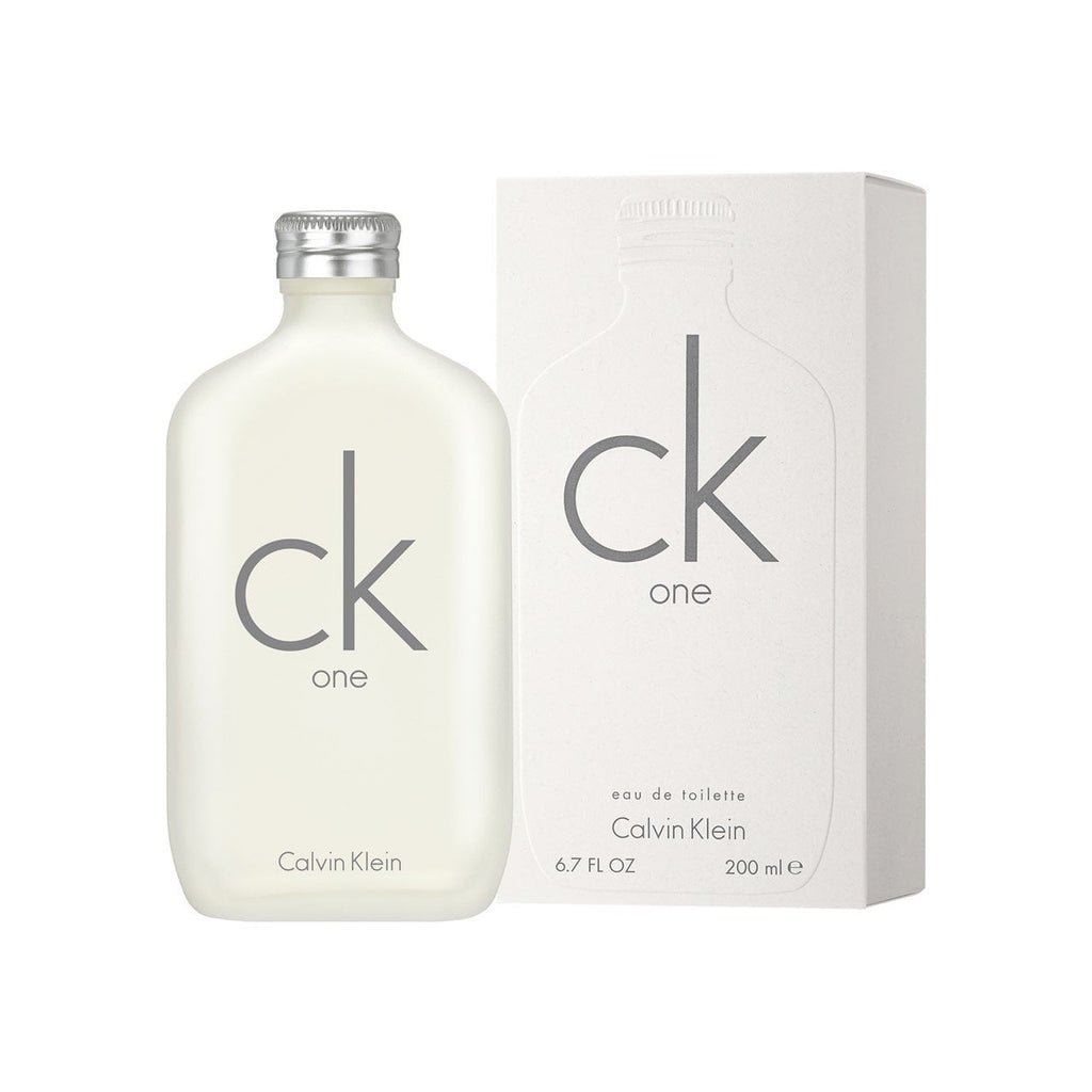 Refect Beauty Calvin Klein CK One unisex eau de toilette bottle and white packaging box