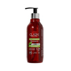 Refect Beauty Clary anti-dandruff shampoo in a red bottle with a black pump dispenser for scalp care
