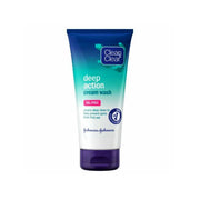 Refect Beauty Clean & Clear Deep Action Cleanser Cream in a blue and white squeeze tube for oily skin.