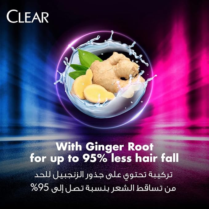 Refect Beauty Clear Anti Dandruff Shampoo with ginger root extract for reduced hair fall and scalp nourishment