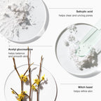 Refect Beauty Clinique Clarifying Lotion ingredients including salicylic acid, acetyl glucosamine, and witch hazel