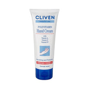 Refect Beauty Cliven polyvitamin hand cream tube with vitamins A, E, and PP for nourishing and protecting dry skin.