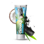 Refect Beauty Closeup Charcoal Coco White Fresh toothpaste tube featuring coconut and charcoal imagery