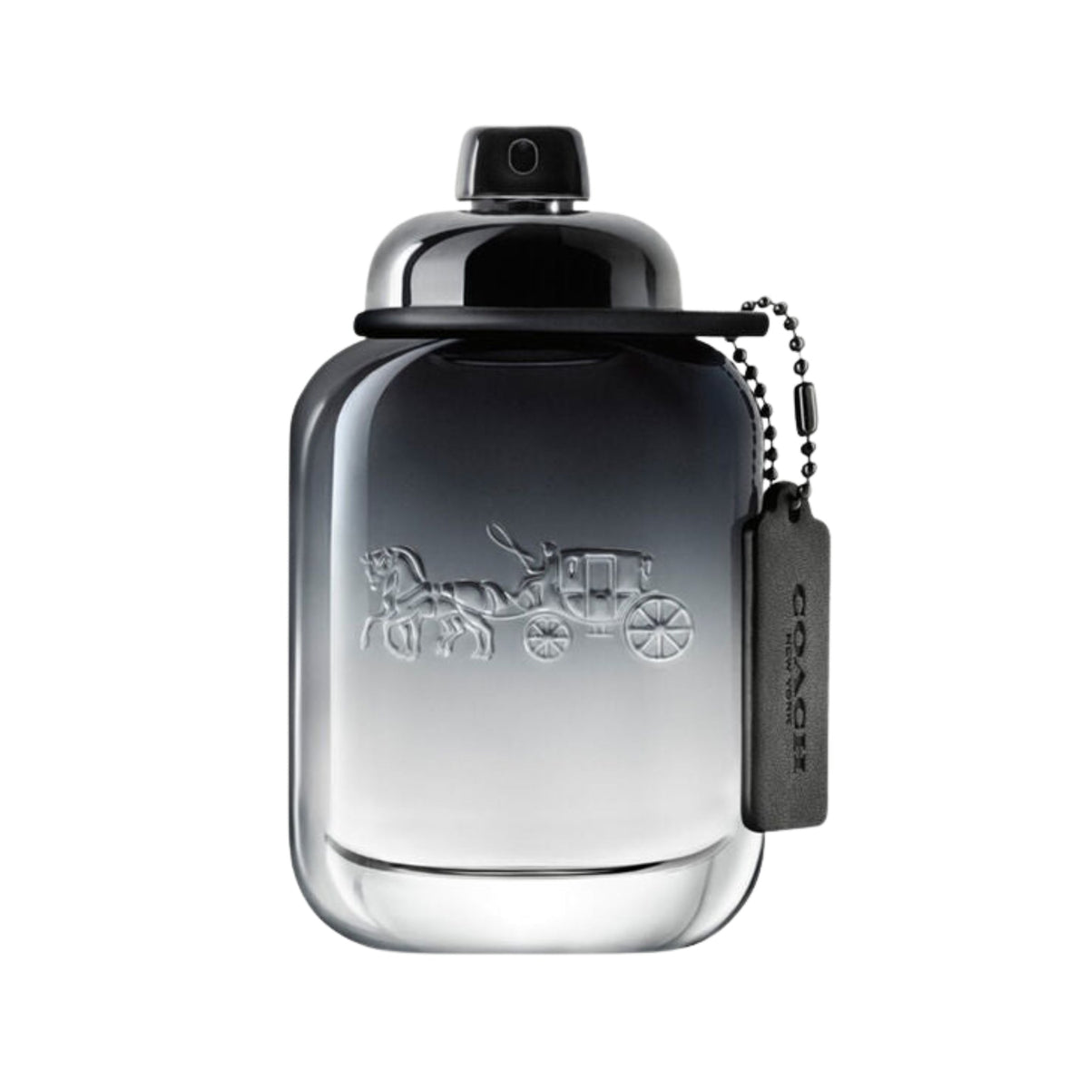 Refect Beauty Coach Man Eau de Toilette in a sleek gradient glass bottle with the iconic horse and carriage logo