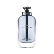 Refect Beauty Coach Open Road Eau de Toilette in a clear glass bottle with a silver cap and blue-tinted fragrance.