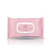 Refect Beauty Eva Skin Clinic collagen makeup remover cleansing wipes in a soft pink resealable pack of 25 wipes.
