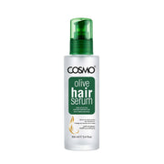 Refect Beauty Cosmo olive hair serum in a 100ml pump bottle for moisturizing and smoothing hair