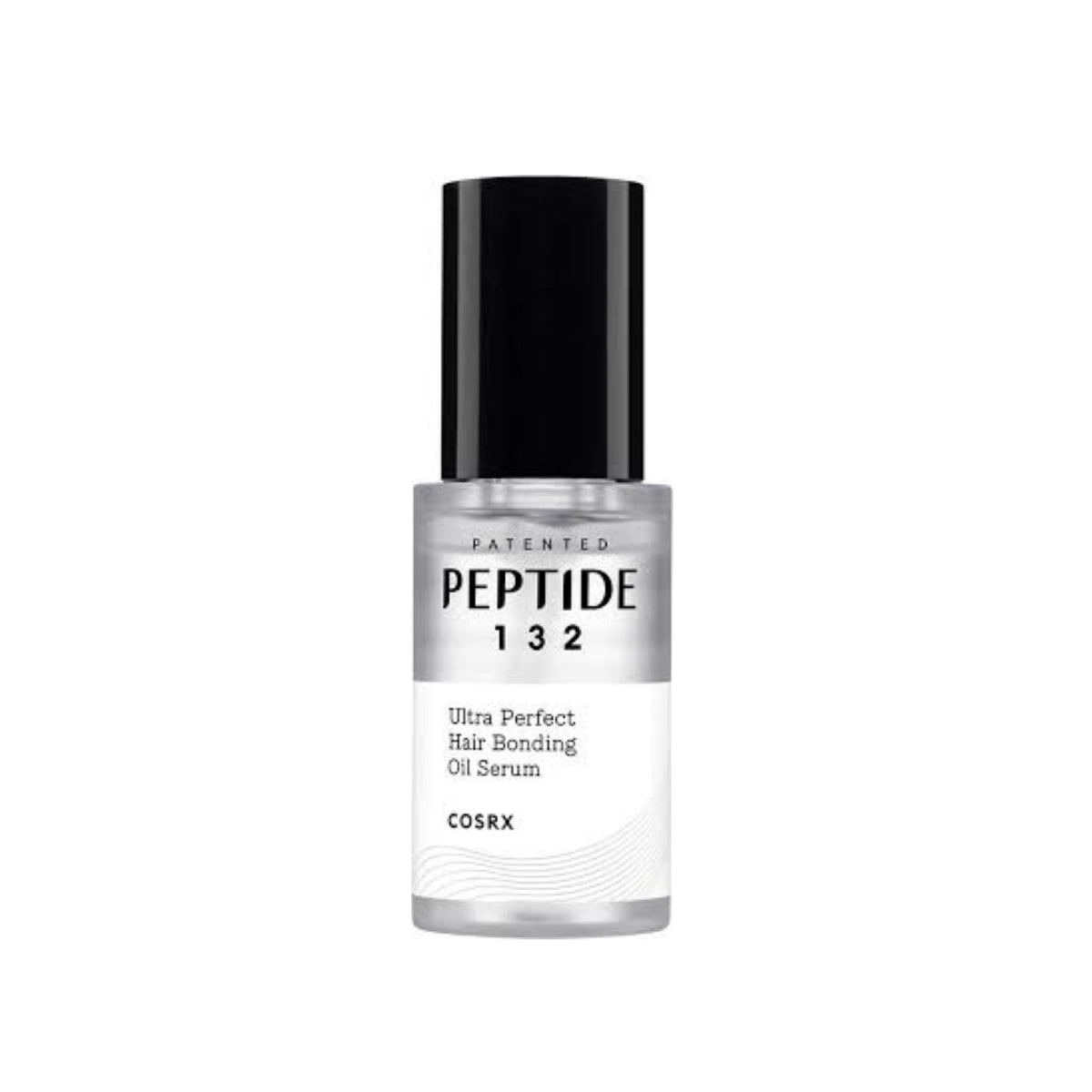 Refect Beauty COSRX Peptide-132 Hair Bonding Oil Serum in a clear bottle with a black cap for nourishing dry hair.