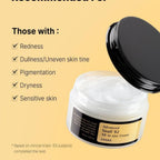 Refect Beauty COSRX Advanced Snail 92 All in One Cream in a jar with black lid on a yellow background