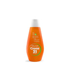 Refect Beauty Cream 21 body lotion with aloe vera and vitamin E in an orange bottle for dry skin hydration