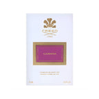 Refect Beauty Creed Carmina Eau de Parfum 75ml bottle featuring a white box with a vibrant magenta label and gold logo
