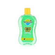 Refect Beauty Cristal Momento After Sun Aloe Vera gel in a transparent green bottle with a yellow cap