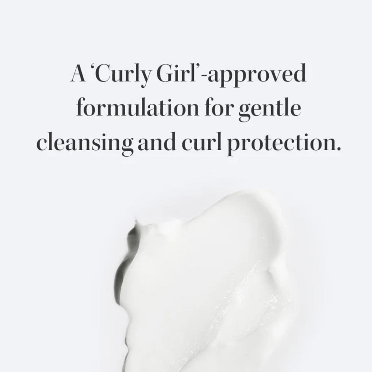 Refect Beauty Hair Burst conditioner cream texture for curly and wavy hair on a white background