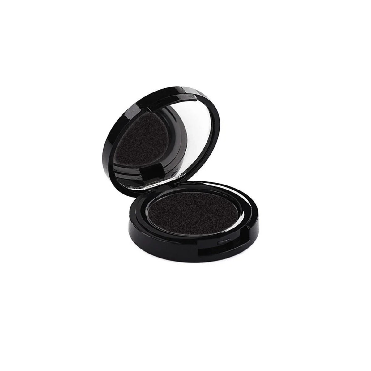 Refect Beauty Cybele Mono Smooth N’Wear black eyeshadow in a sleek round compact with an integrated mirror.