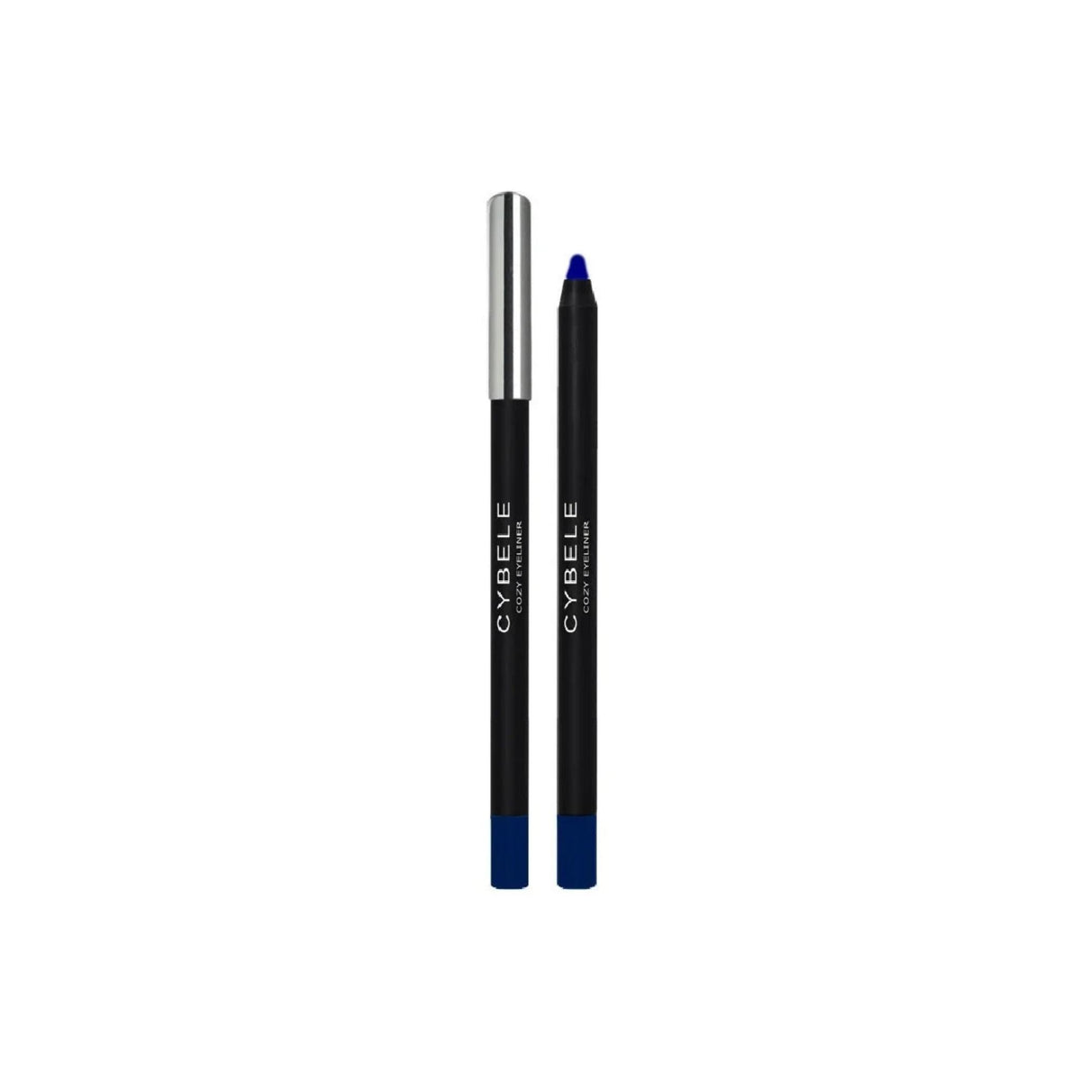Refect Beauty Cybele Cozy gel eyeliner pencil in vibrant blue with a silver cap and matching blue barrel