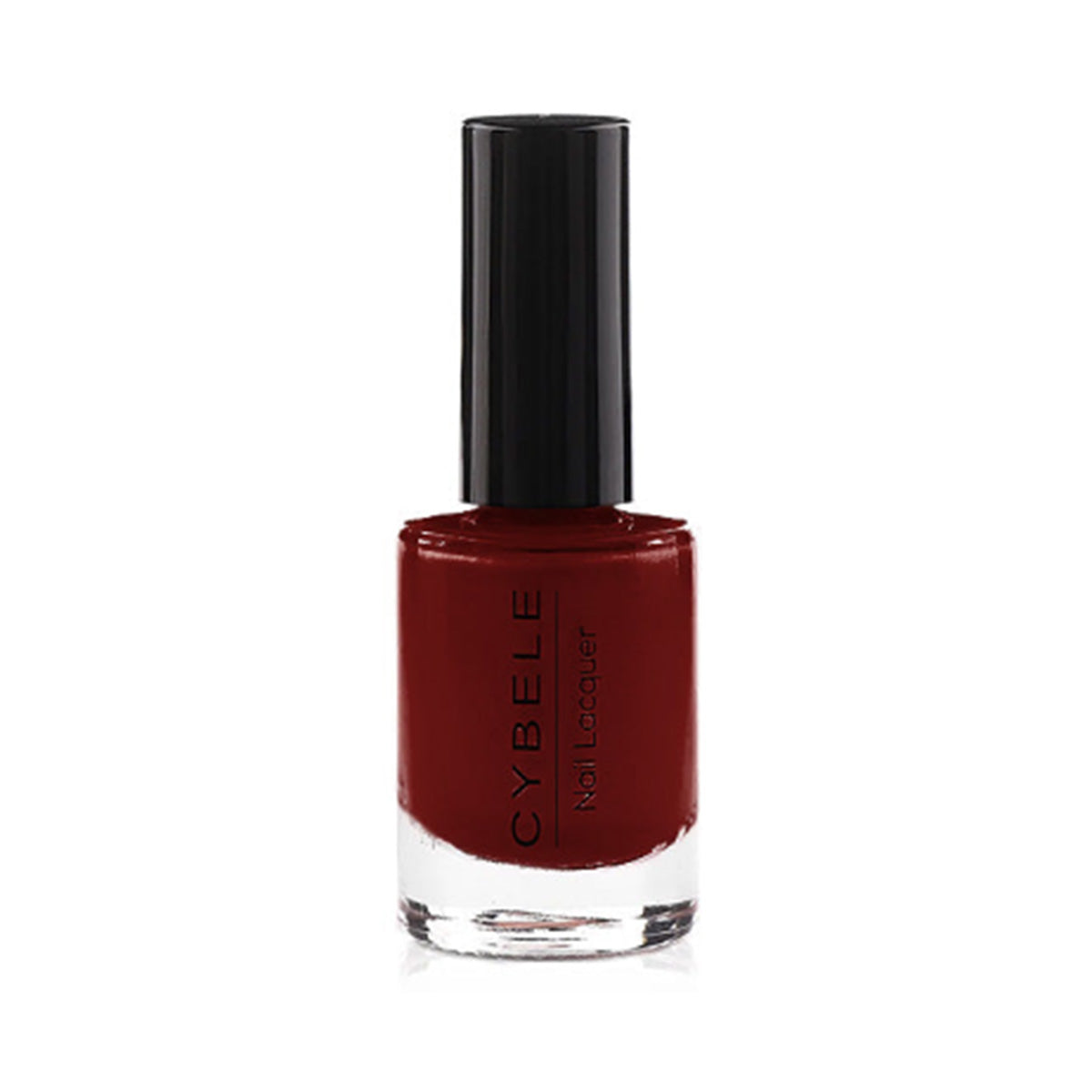 Refect Beauty Cybele deep red nail polish in a glass bottle with a black cap for a glossy, salon-quality finish.