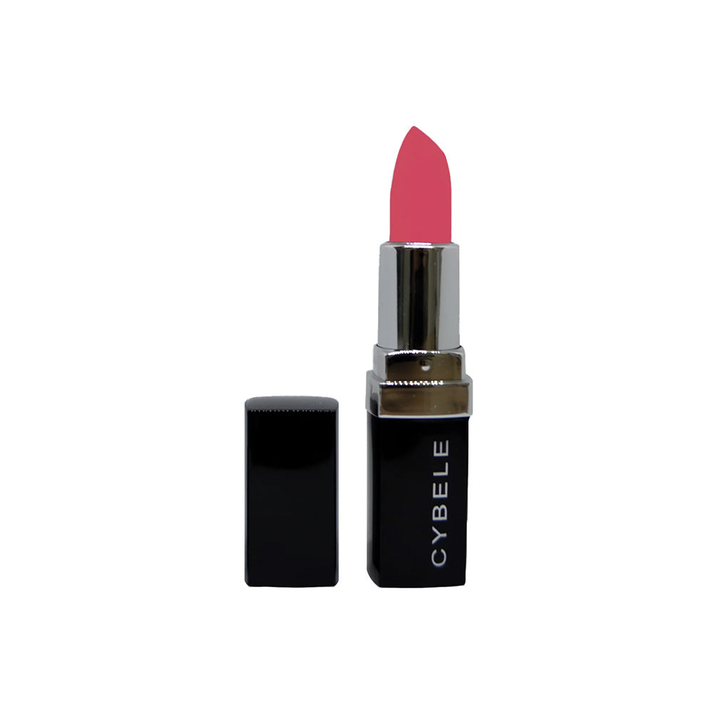 Refect Beauty Cybele Exotic lipstick in a vibrant pink shade with a sleek black and silver tube