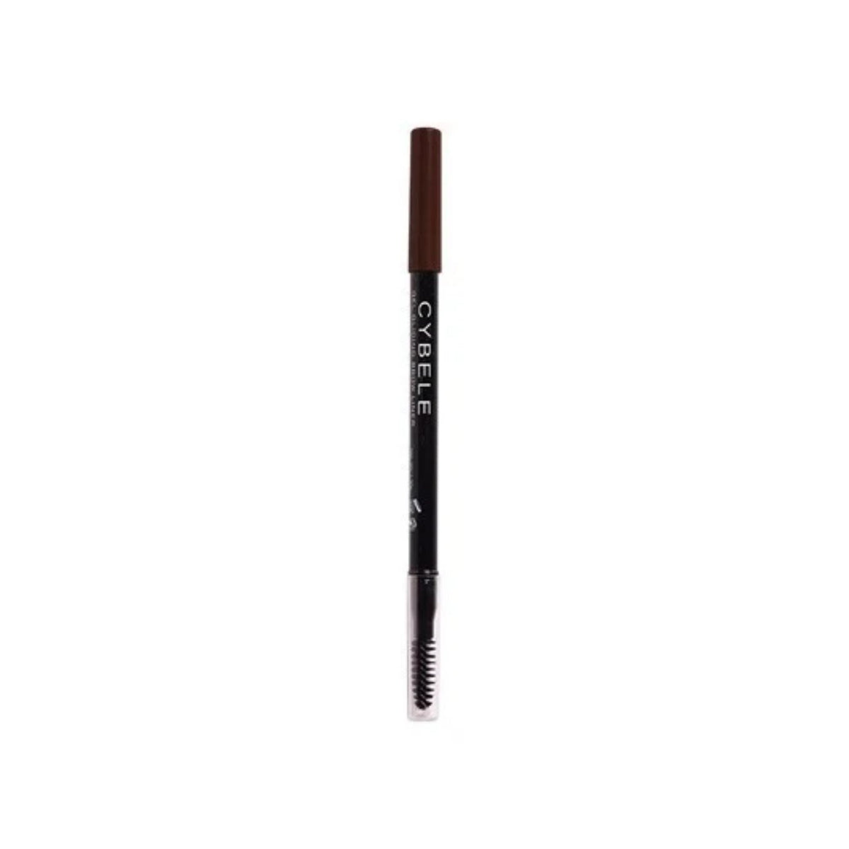 Refect Beauty Cybele gel gliding brow liner pencil in brown with an integrated spoolie brush for natural definition.