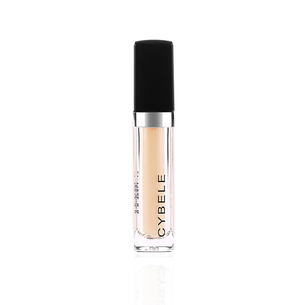 Refect Beauty Cybele liquid concealer in a clear tube with a black cap for buildable coverage and a natural finish.
