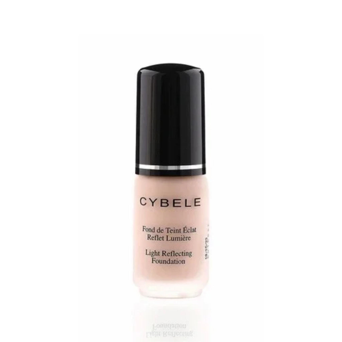 Refect Beauty Cybele liquid foundation in a glass bottle with a black cap for a smooth, natural-looking finish.