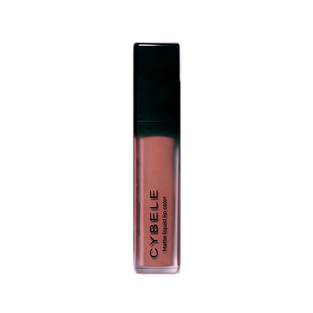 Refect Beauty Cybele matte liquid lipstick in a sleek tube with a soft rose-nude pigment and black cap