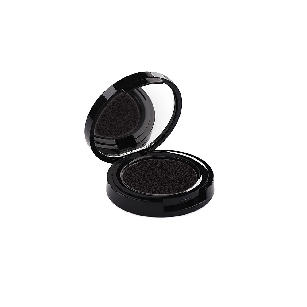 Refect Beauty Cybele Mono Smooth N’Wear black eyeshadow in a sleek round compact with an integrated mirror.