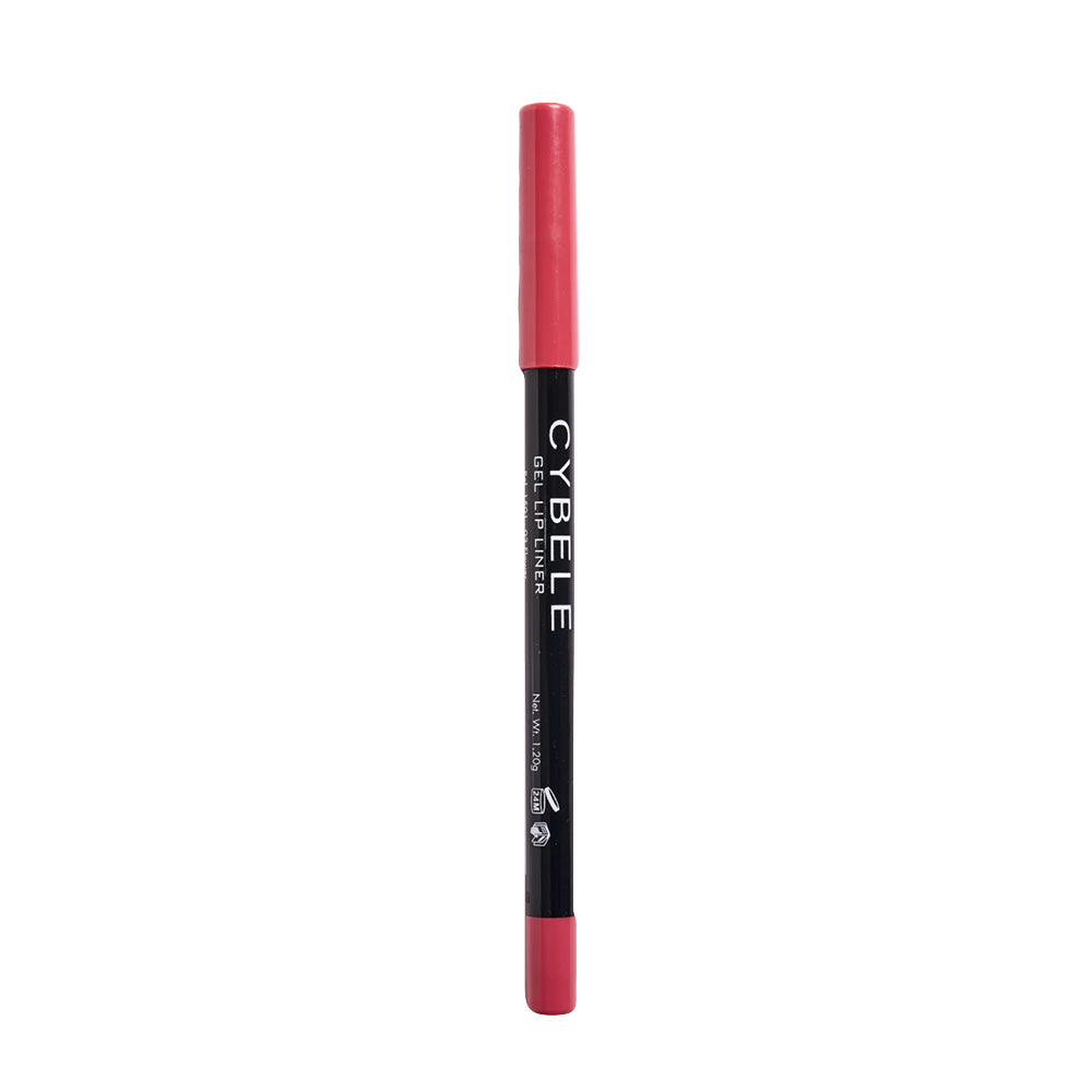 Refect Beauty Cybele gel lip liner in a vibrant pink shade with a sleek black casing for precise lip definition.