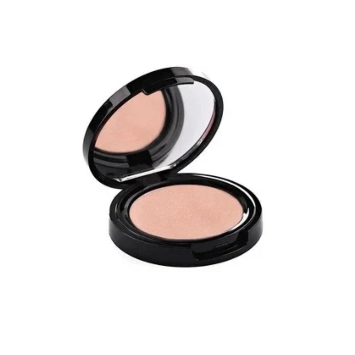 Refect Beauty Cybele Smooth N'Wear powder blush in a sleek black compact with an open mirror lid