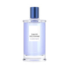 Refect Beauty David Beckham Classic Blue Eau de Toilette in a clear glass bottle with a blue cap.