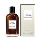 Refect Beauty David Beckham Exquisite Leather Eau de Parfum bottle and box with amber glass and minimalist label