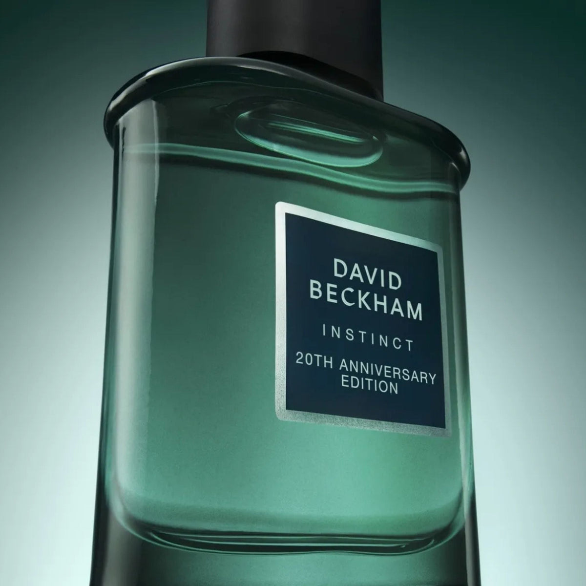 Refect Beauty David Beckham Instinct 20th Anniversary Edition Eau de Parfum in a sleek green glass bottle